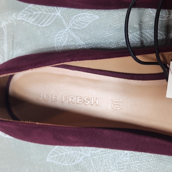 Joe Fresh Purple Flats - Picture 3 of 9